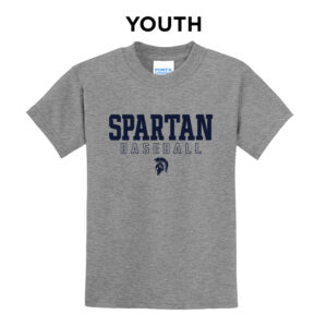 PV Baseball Youth Short Sleeve Tee-Athletic heather