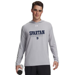 PV Baseball Under Armour Mens Team Vanish Performance Hoodie-Mod Grey