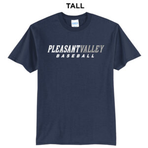 PV Baseball Tall Short Sleeve Tee-Navy