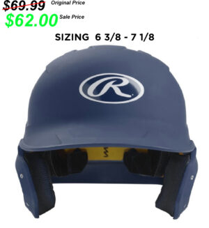 02.  PV Baseball Rawlings Mach Matte Helmet – Junior – Navy