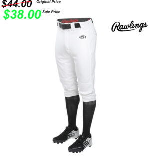 03. PV Baseball Rawlings Launch Solid Knicker Pant – White