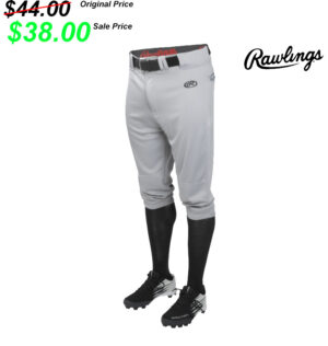 04. PV Baseball Rawlings Launch Solid Knicker Pant – Blue Gray