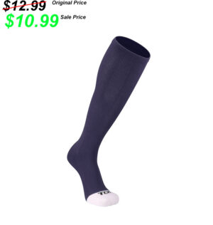 08. PV Baseball TCK ProSport Over the Calf Sock with White Toe – Navy