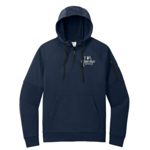 PV Softball Nike Therma-FIT Pocket 1/4-Zip Fleece Hoodie Men-navy