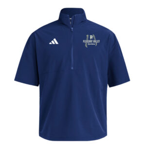 PV Softball adidas Men’s Short Sleeve 1/4 Zip Jacket-Navy
