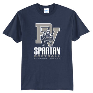 PV Softball Unisex Short Sleeve Tee-navy