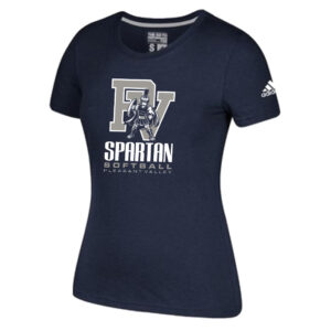PV Softball Adidas Go To Performance Women’s Short Sleeve Tee-Navy