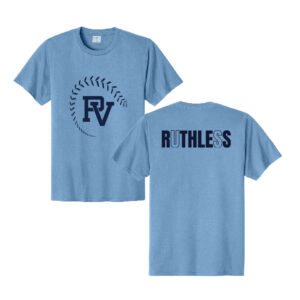 PV Softball Unisex CVC Tee-Tundra Blue
