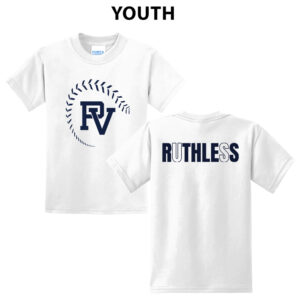 PV Softball Youth Short Sleeve Tee-White