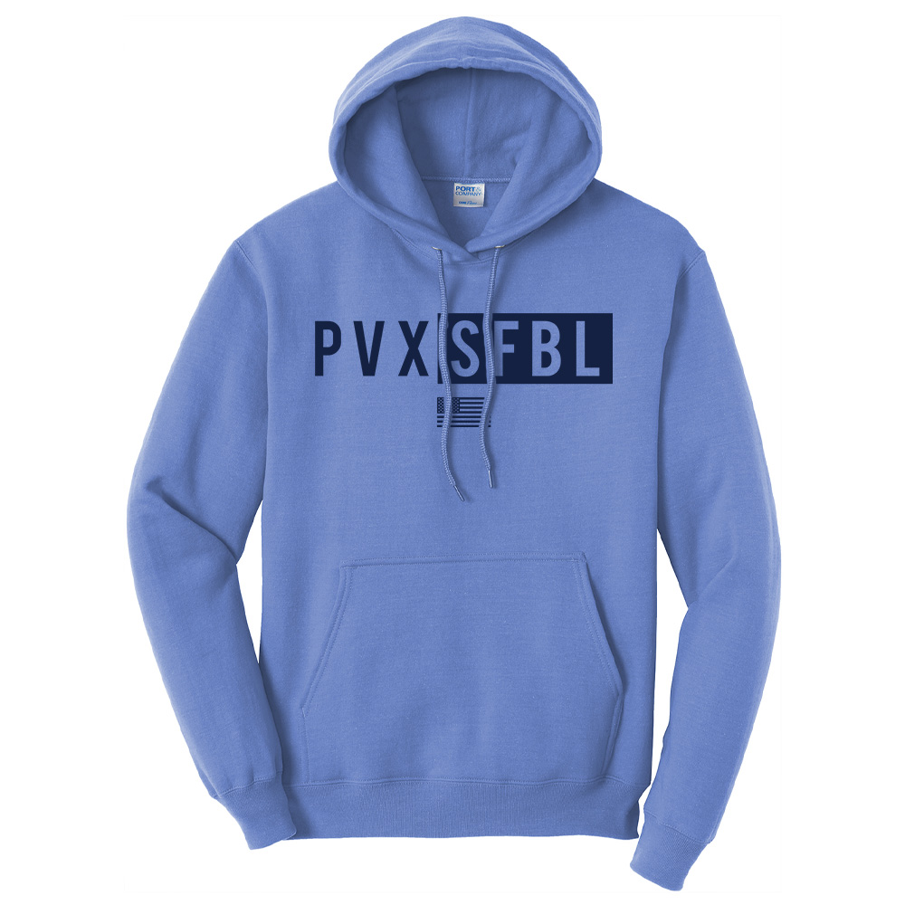PV Xplosion Unisex Fleece Hooded Sweatshirt-Carolina Blue