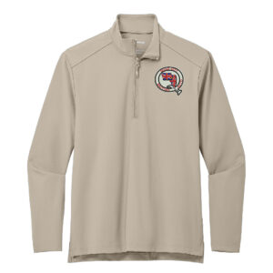 QCBAC Port Authority Men C-FREE Double Knit 1/4-Zip-Sahara
