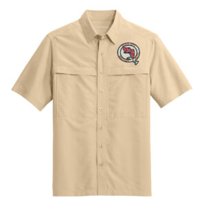 QCBAC Port Authority men Short Sleeve UV Daybreak Shirt-Oat