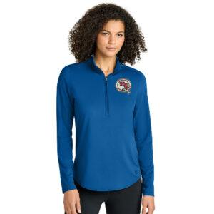 QCBAC OGIO Womens Regain 1/2 Zip-Cobalt Blue