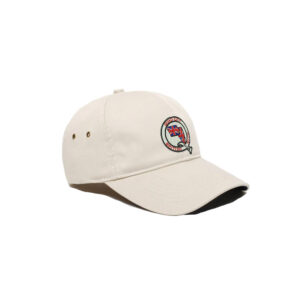 QCBAC Pacific Headwear Enyzme Washed Cotton Cap-Khaki/Navy