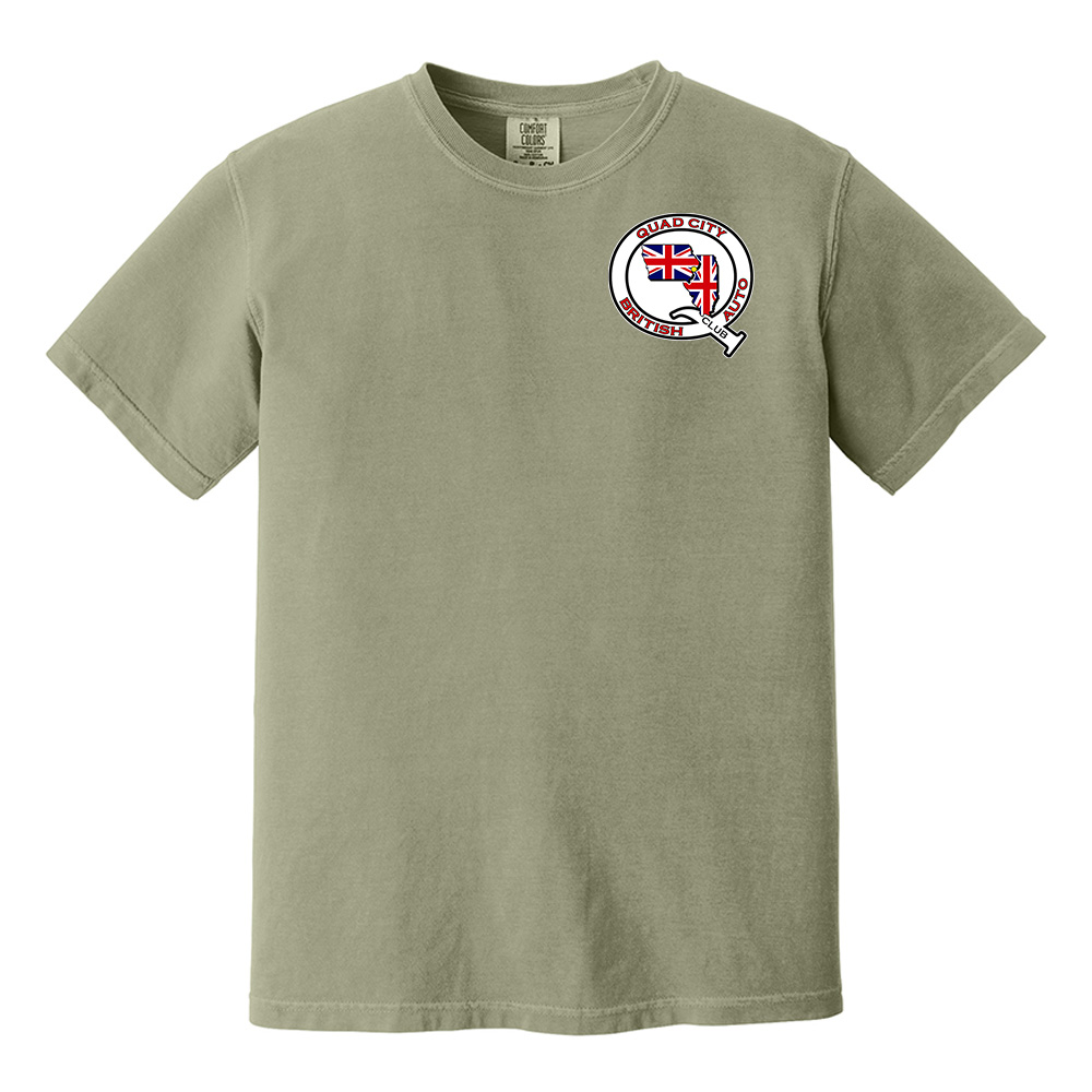 QCBAC Comfort Colors Pigment Dyed Short Sleeve Shirt Unisex-Sandstone