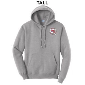 QCBAC Tall Fleece Hooded Sweatshirt-Athletic Heather