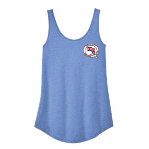 QCBAC District Women’s Perfect Tri Relaxed Tank-Maritime Frost