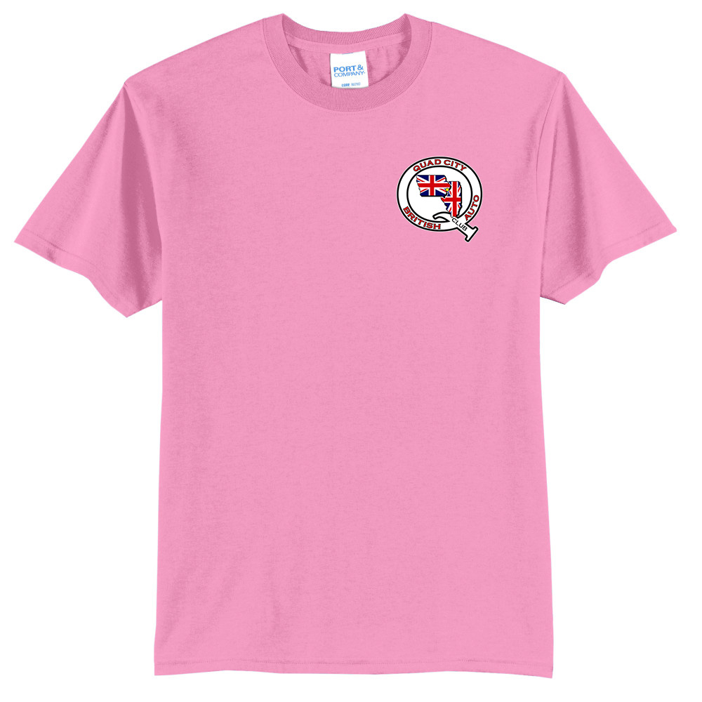 QCBAC Unisex Short Sleeve Tee-Candy Pink