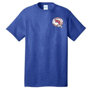 QCBAC Unisex Short Sleeve Tee-Heather Royal