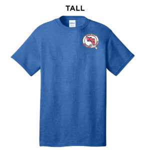 QCBAC Tall Short Sleeve Tee-Heather Royal