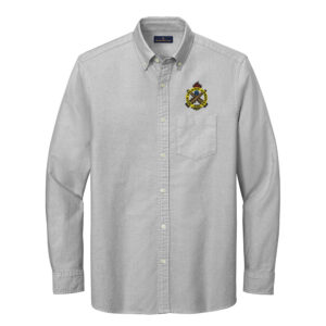 RI Arsenal Brooks Brothers Men Casual Oxford Cloth Shirt-Windsor Grey