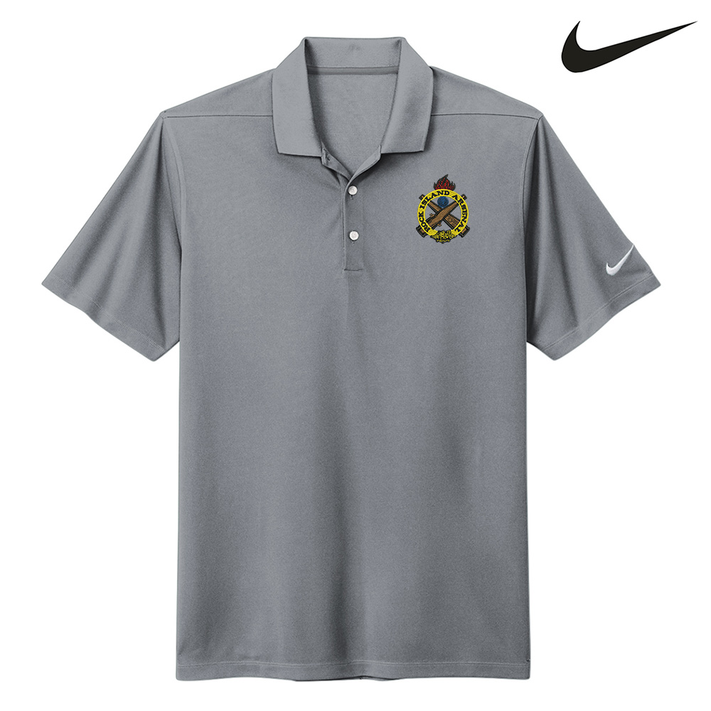 RI Arsenal Nike Dri-FIT Micro Pique 2.0 Polo Men-Cool Grey