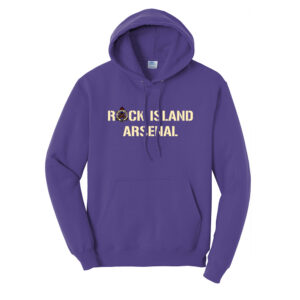 RI Arsenal Unisex Fleece Hooded Sweatshirt-Purple