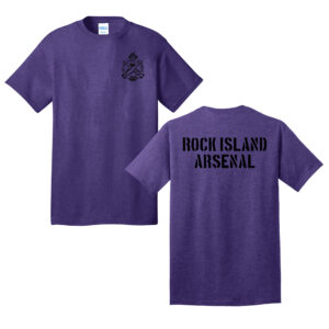 RI Arsenal Unisex Short Sleeve Tee-heather Purple