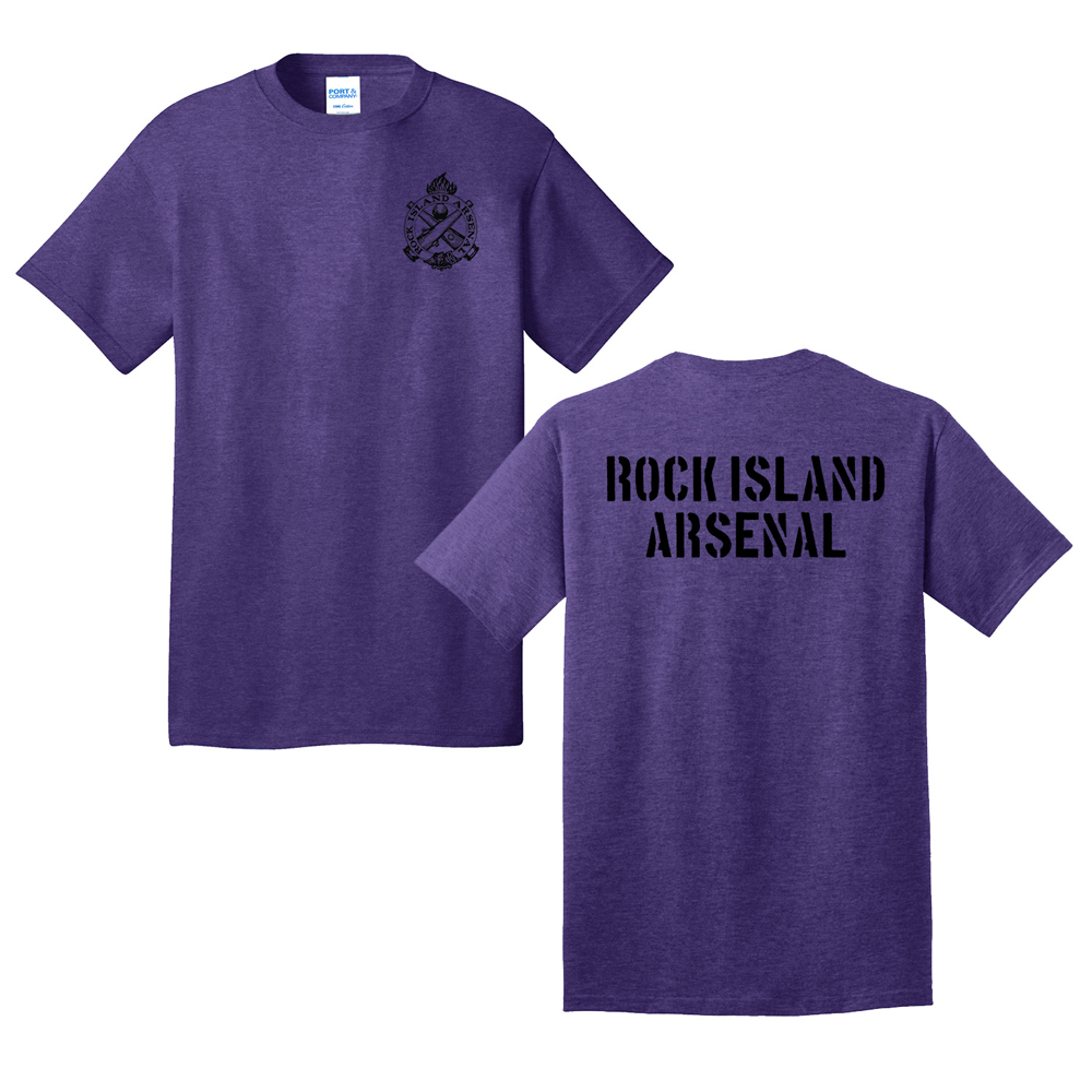 RI Arsenal Unisex Short Sleeve Tee-heather Purple
