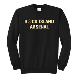 RI Arsenal Unisex Fleece Crewneck Sweatshirt-Black