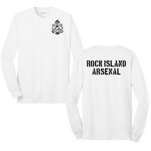 RI Arsenal Unisex Cotton Long Sleeve Tee-White