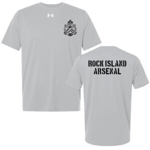 RI Arsenal Under Armour TEAM VANISH short sleeve soft touch Men  UA Tech Tee-Mod Grey