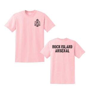 RI Arsenal Unisex Short Sleeve Tee-Light Pink