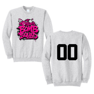 Slops Unisex Fleece Crewneck Sweatshirt-Ash