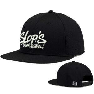 Slops The Game Perforated GameChanger Snapback Cap-Black