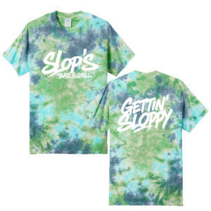 Slops Unisex Crystal Tie-Dye Tee-Planet Earth Colorburst