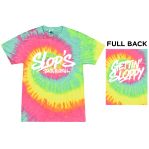Slops Unisex Colortone Multi Color Tie Dyed T shirts-Minty Rainbow