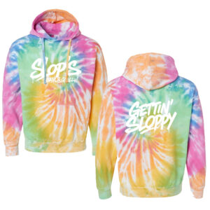 Slops Unisex Tie-Dyed Hooded Sweatshirt -Eternity