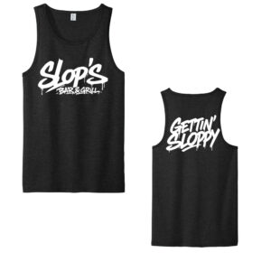 Slops Allmade Unisex Tri-Blend Tank-Deep Black
