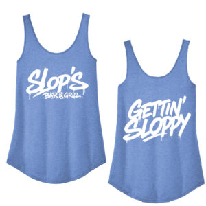Slops District Women’s Perfect Tri Relaxed Tank-Maritime Frost