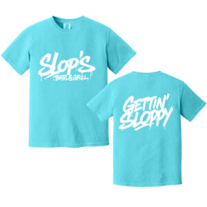 Slops Unisex Comfort Color Heavyweight Ring Spun Tee-Lagoon