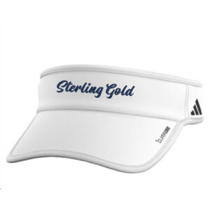 Sterling Gold SB Adidas Superlite 3Team Visor – White