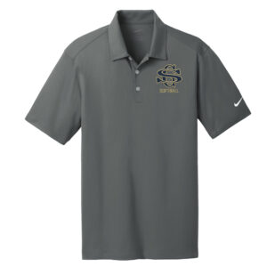 Sterling Gold SB Nike Golf Dri-Fit Vertical Mesh Polo-Anthracite