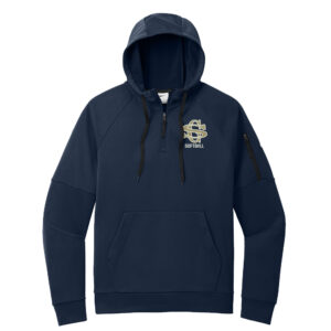 Sterling Gold SB Nike Therma-FIT Pocket 1/4-Zip Fleece Hoodie Men-navy
