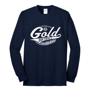Sterling Gold SB unisex Cotton Long Sleeve tee- Navy