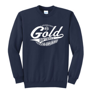 Sterling Gold SB Unisex Fleece Crewneck Sweatshirt-navy