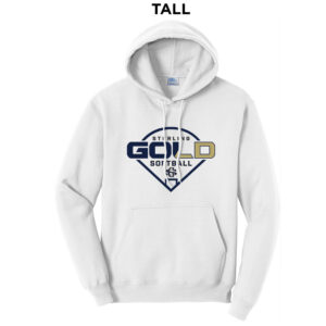 Sterling Gold SB Tall Fleece Hooded Sweatshirt-White