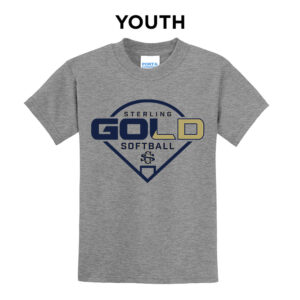 Sterling Gold SB Youth Short Sleeve Tee-Athletic Heather
