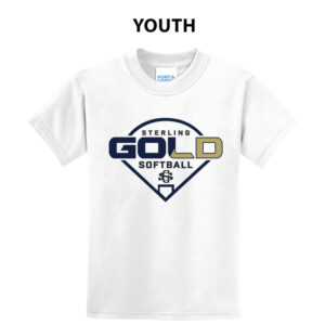 Sterling Gold SB Youth Short Sleeve Tee-White