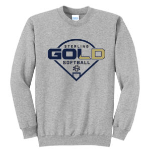 Sterling Gold SB Unisex Fleece Crewneck Sweatshirt-Athletic Heather